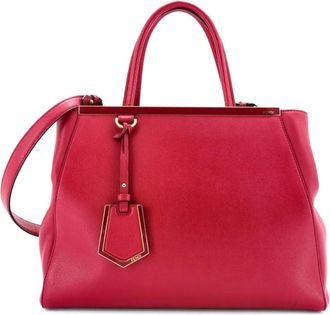 Fendi 2Jours Bag Leather Medium tote bag - Roze