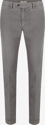Bsettecento Slim-Fit-Chinohose aus Baumwolle und Kaschmir