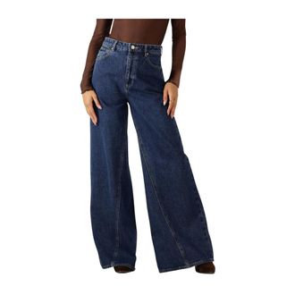 Abrand Dames, Jeans, Blauw, Maat: W32 Katoen