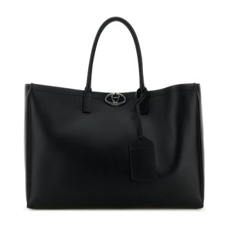 Valentino Garavani Tote E/W VLogo The Bold - Heren - Shoppers - Zwart - ONE Size - Tassen
