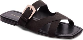 Stuart Weitzman Sai Slide Sandal in Shadow at Nordstrom, Size 10.5