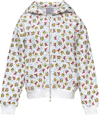 Ashley Williams Felpa con stampa - Bianco