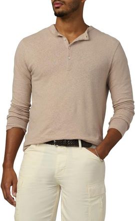 Joe's Long Sleeve Henley in Plaza Taupe at Nordstrom, Size Xx-Large