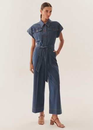 Exquise Josephine Jumpsuit in Indigo at Nordstrom, Size X-Large