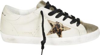 Golden Goose Sneakers, female, Multicolor, 5 UK, Glitter Leather Superstar Trainers