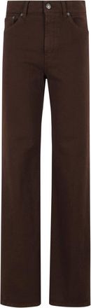 Dondup Amber Brown Five-Pocket Trousers