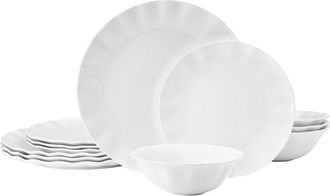 Mikasa Elodie 12Pc Dinnerware Set, Service For 4