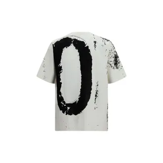 Maison Margiela Mens White Cotton T-Shirt