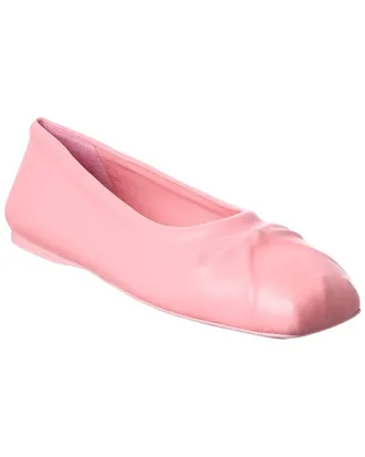 Marni Bow Leather Ballerina Flat