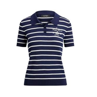 Ralph Lauren Polo Shirts, female, Blue, Size: M Polo Shirt