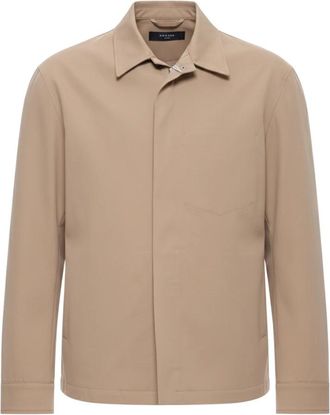 Cellar Door Teo Jacket - Heren - Zomerjassen - Beige - M - Katoen - Jassen