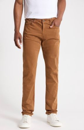 AG - Adriano Goldschmied Tellis Stretch Sateen Modern Slim Pants in Caramel at Nordstrom Rack, Size 31 X 34