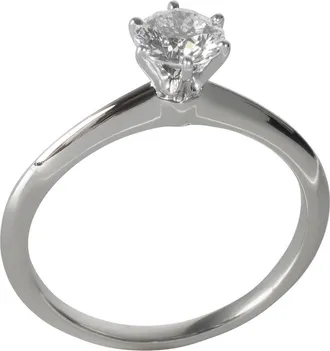 Tiffany & Co. Pre-Owned Tiffany & Co. 0.76 ct Round Brilliant Diamond Engagement Ring