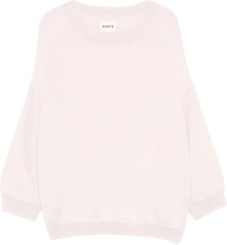 Khaite Round-neck Truien - Dames - Ronde hals truien - Roze - S - Truien & Vesten