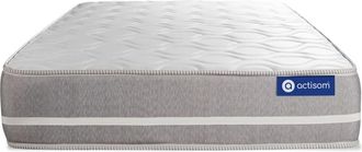 Actisom Colch&oacute;n blanco con l&aacute;tex y espuma viscoel&aacute;stica 120 x 195