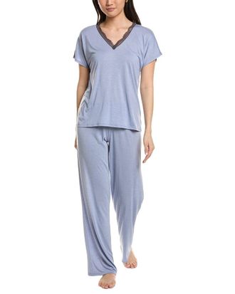 Natori Dahlia Short Sleeve Pajama Set