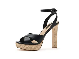 Nine West Weston Womens Sandals Black : 8.5 M, Faux Leather