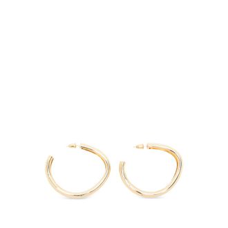 Joseph Bean XL Organic-shape Hoop Earrings