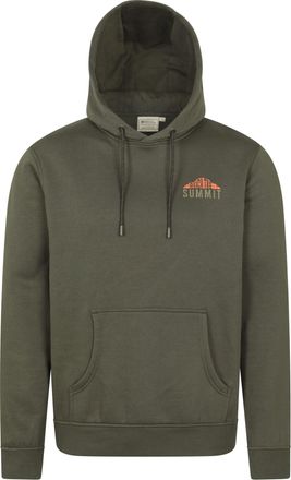 Mountain Warehouse Heren Reach The Summit Grid Hoodie (Olijfgroen)