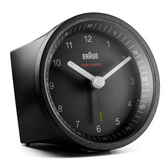 Braun Bc07b-dcf - Reloj Despertador Con Alarma De Crescendo, Funci&oacute;n De Repetici&oacute;n E Iluminaci&oacute;n, Color Negro