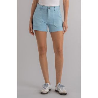 Kut from the Kloth Jane High Waist Denim Shorts in Sky at Nordstrom, Size 10