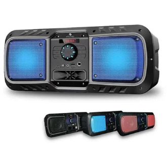 Trade Shop Trade Shop Traesio - Linq - Altoparlante Speaker Cassa Amplificata Bluetooth Kts-1082 Radio Fm Tf Usb Aux Mic