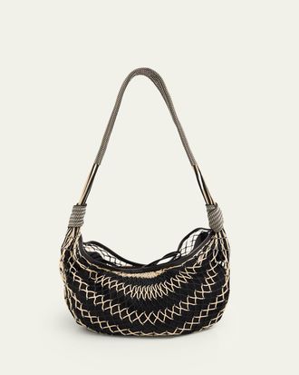 Christophe Lemaire x Filt Mens Nylon Net Croissant Bag