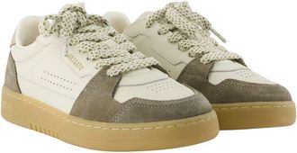 Axel Arigato Womens Dice Lo Sneakers - Axel Arigato Leather White Calfskin Shoes