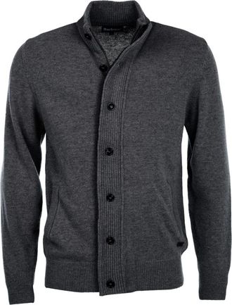 Barbour Trui met rits en knopen Grijs - Heren - Vesten - Grijs - S - Wol - Truien & Vesten