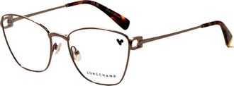 Longchamp Womens 54mm Light Gold Azure Eyeglasses LO2162N-770-54