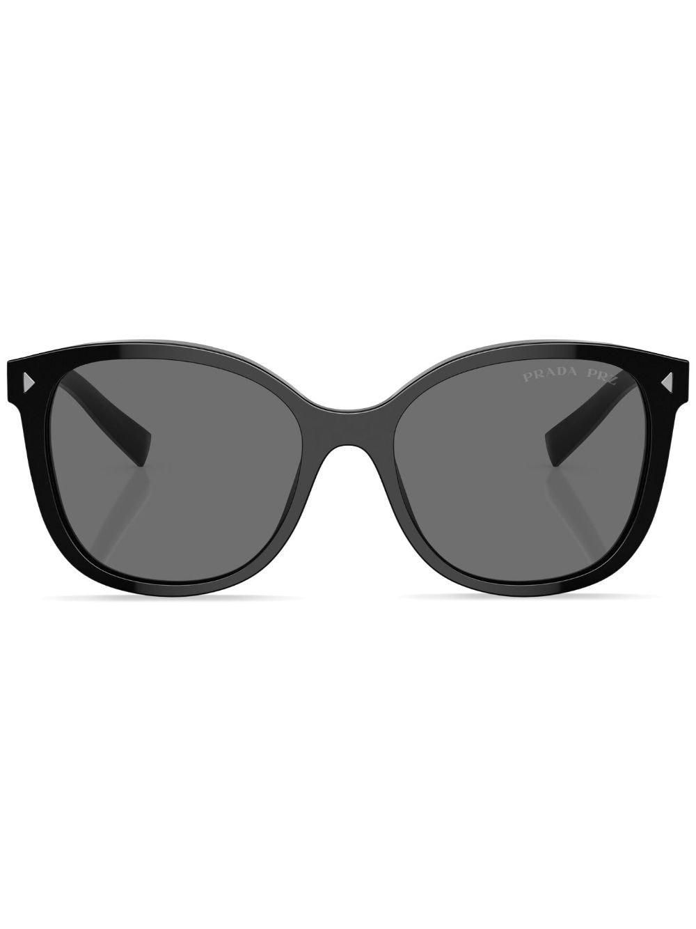 小物 PRADA Logo round sunglasses Prada Triangle Logo Round Metal Sunglasses | Neiman Marcus