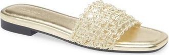 Rag & Bone Ellie Slide Sandal in Gold at Nordstrom, Size 10.5Us