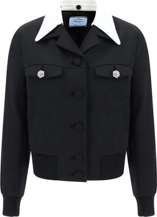 Prada Mujer, Chaquetas, Negro, Talla: S