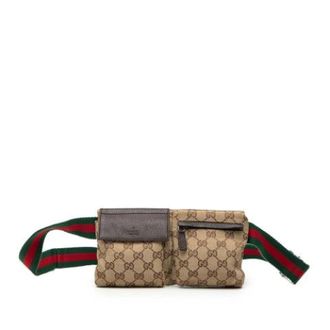 Gucci Pre-owned Belt Bags, female, Beige, Size: ONE SIZE Pre-owned Belt Bag