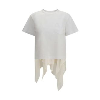 sacai Donna, Top, Bianco, L, new