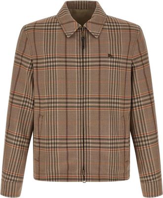 Burberry Brown Check Reversible Jacket