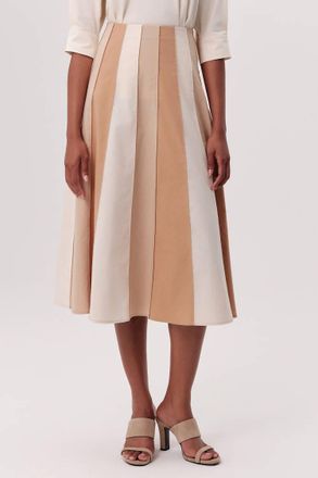 Exquise Womens The Nikki Skirt In Tan