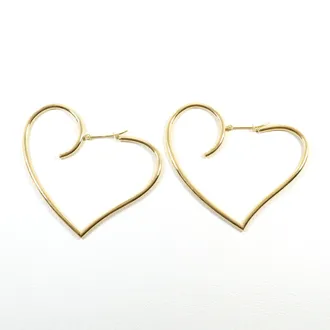C&A Unbranded (18K) Hoop Earrings (Pre-Owned)