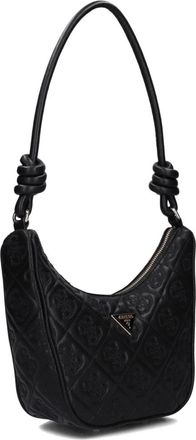 Guess Tassen, Dames, Zwart, ONE Size, Wol, Adelasia Top Zip Schoudertas