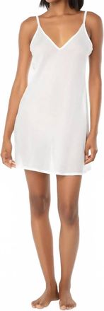 Helen Jon V-Neck Slip Dress In White