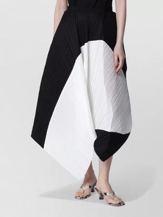 Entire studios asymmetric midi skirt high waist pleated