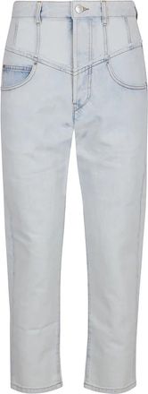 Isabel Marant Oliviani Straight Jeans - Dames - Regular Fit Jeans - Blauw - S - Jeans