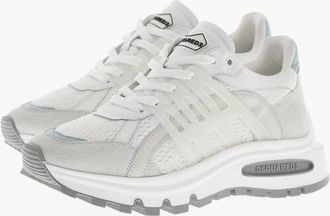 Dsquared2 Leather and Fabric Low Top Sneakers RUN DS2 size 35