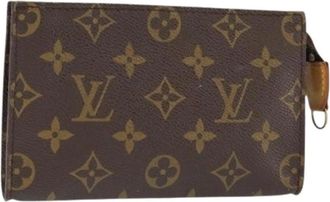 Louis Vuitton Pre-owned Clutches, female, Brown, Size: ONE SIZE Pre-owned Canvas Clutch