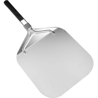 OEM Pala De Pizza Perforada Profesional De 32 X 32 Cm, Gran Superficie De Apoyo, Con Mango Plegable Para Horno Y Barbacoa Para Hornear Pizzas Y Pan, Longi