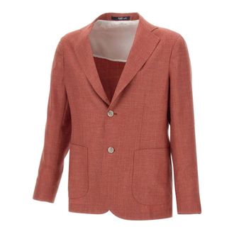 Barba Blazers, male, Red, Size: 2XL Easy J Mono Blazer