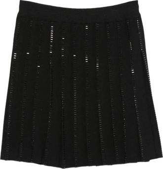 Ermanno Scervino Dames, Rokken, Zwart, Maat: 2XS