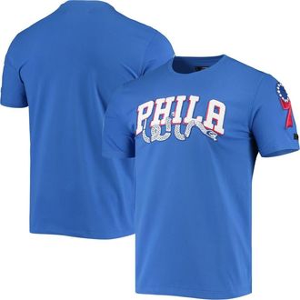 Pro Standard Mens Pro Standard Royal Philadelphia 76ers Chenille Team T-Shirt at Nordstrom, Size Medium
