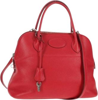 Herm&egrave;s Pre-owned Handtas - Dames - Vintage Handtas - Rood - ONE Size - Leer - Vintage