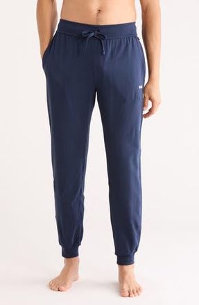 BOSS Cotton Blend Lounge Pants in Navy at Nordstrom Rack, Size X-Large